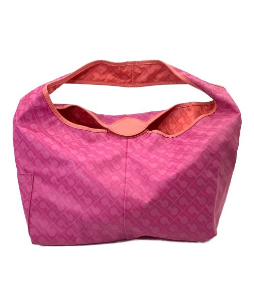 GHERARDINI（ゲラルディーニ）GHERARDINI (ゲラルディーニ) リバーシブルトートバッグ ピンク×オレンジの古着・服飾アイテム