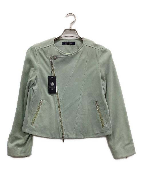 BRAHMIN（ブラーミン）BRAHMIN (ブラーミン) スエードジャケット グリーン サイズ:38 未使用品の古着・服飾アイテム