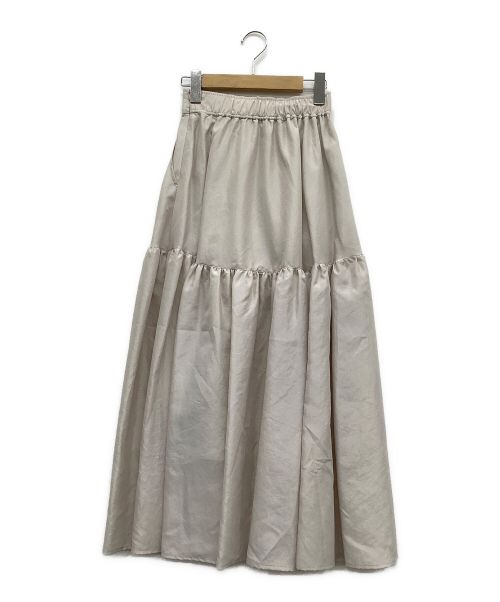 machatt（マチャット）machatt (マチャット) リップストップスカート ライトグレー サイズ:F 未使用品の古着・服飾アイテム
