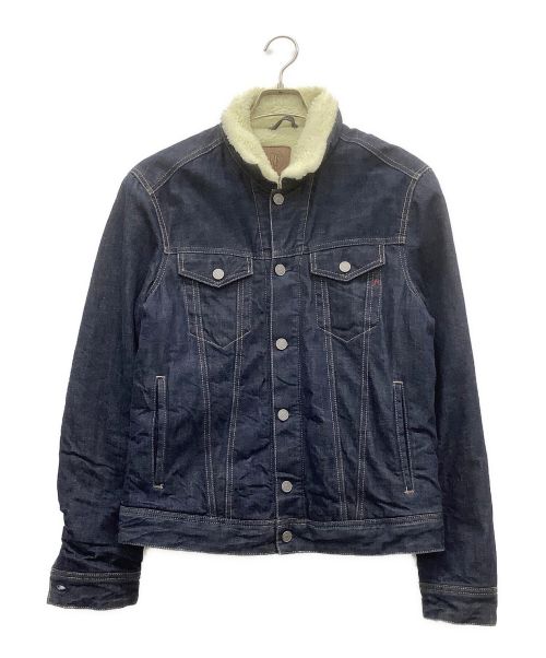 REPLAY（リプレイ）REPLAY (リプレイ) 裏ボアデニムジャケット ネイビー サイズ:Lの古着・服飾アイテム