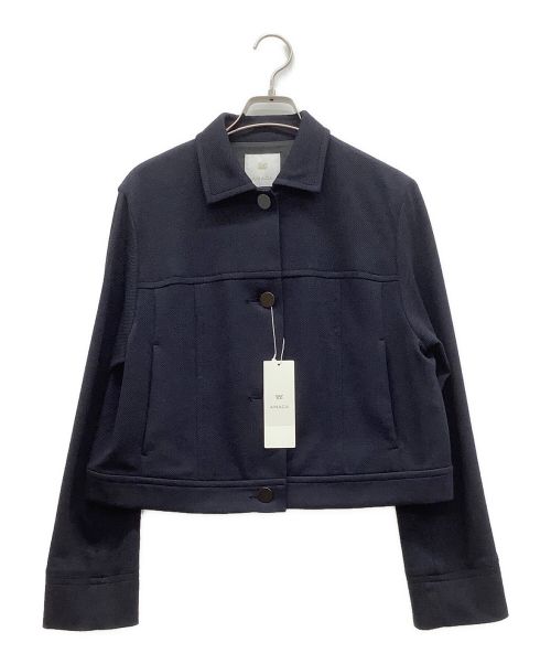 AMACA（アマカ）AMACA (アマカ) ショートジャケット ネイビー サイズ:40 未使用品の古着・服飾アイテム