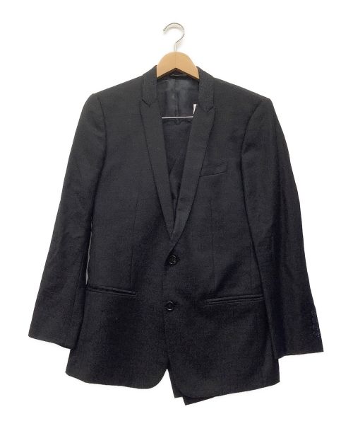 DOLCE & GABBANA（ドルチェ＆ガッバーナ）DOLCE & GABBANA (ドルチェ＆ガッバーナ) 3ピースセットアップスーツ ブラック サイズ:46の古着・服飾アイテム