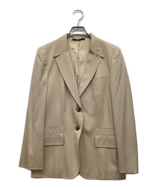 GUCCI（グッチ）GUCCI (グッチ) テーラードジャケット ベージュ サイズ:42の古着・服飾アイテム