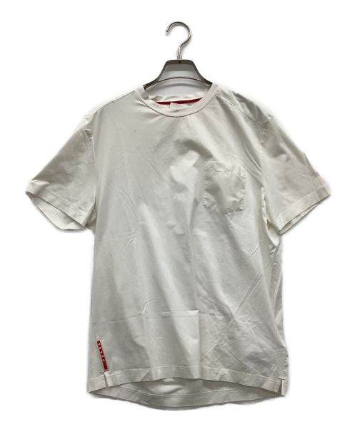 PRADA（プラダ）PRADA (プラダ) Tシャツ ホワイト サイズ:Lの古着・服飾アイテム