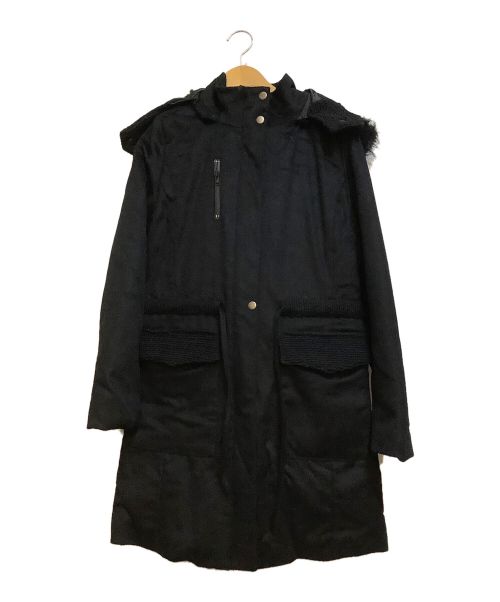 emu（エミュー）emu (エミュー) フーデッドコート ブラック サイズ:Sの古着・服飾アイテム