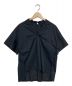 08sircus（ゼロエイトサーカス）の古着「ハイゲージジャージーオープンカラーシャツ 」｜ブラック