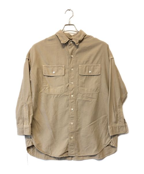REMI RELIEF（レミレリーフ）REMI RELIEF (レミレリーフ) ダブルポケットシャツ ベージュ サイズ:FREEの古着・服飾アイテム
