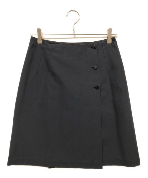 A.P.C.（アーペーセー）A.P.C. (アー・ペー・セー) ラップスカート ネイビー サイズ:SIZE 38の古着・服飾アイテム