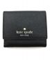 Kate Spade（ケイトスペード）の古着「3つ折り財布」｜ブラック