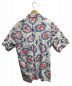 Sun Surf (サンサーフ) オープンカラーシャツ ホワイト×ブルー サイズ:H-LARGE：4800円