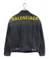 BALENCIAGA (バレンシアガ) デニムジャケット ブラック サイズ:SIZE 44：69800円