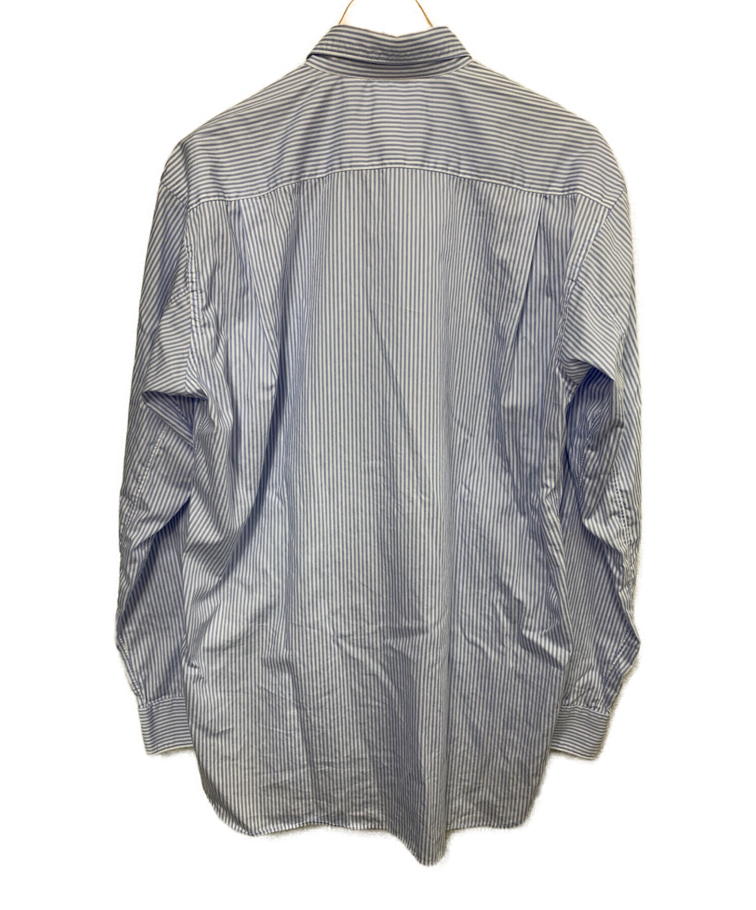 COMME des GARCONS SHIRT (コムデギャルソンシャツ) ストライプシャツ ブルー サイズ:size M