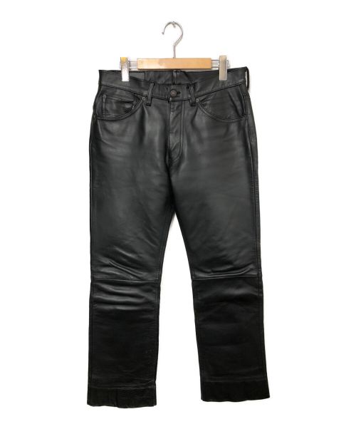 LEVI'S（リーバイス）LEVI'S (リーバイス) レザーパンツ ブラック サイズ:W32の古着・服飾アイテム