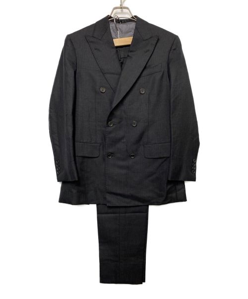 DORMEUIL（ドーメル）DORMEUIL (ドーメル) セットアップスーツ ブラック サイズ:48の古着・服飾アイテム