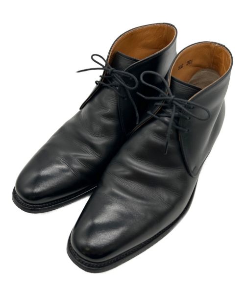 SCOTCH GRAIN（スコッチグレイン）SCOTCH GRAIN (スコッチグレイン) チャッカーブーツ ブラック サイズ:26（1/2）の古着・服飾アイテム