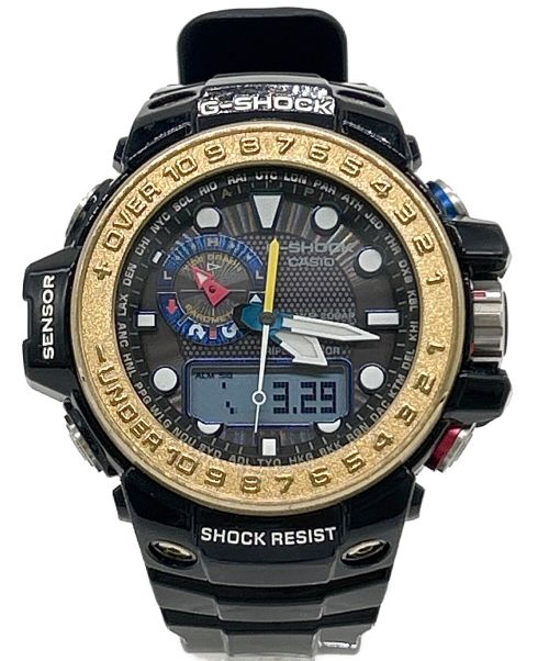 CASIO（カシオ）CASIO (カシオ) 腕時計 ブラック×ゴールドの古着・服飾アイテム