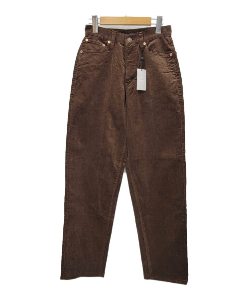leno（リノ）LENO (リノ) CORDUROY LOOSE TAPERED PANTS ブラウン サイズ:W28 未使用品の古着・服飾アイテム