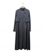 Ameri VINTAGEアメリヴィンテージ）の古着「UND CLIONE BELTED DRESS (ウント クリオネ ベルテッド ドレス)」｜ネイビー