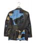 YOHJI YAMAMOTO (ヨウジヤマモト) ペイントテーラードジャケット ブラック サイズ:2：49800円