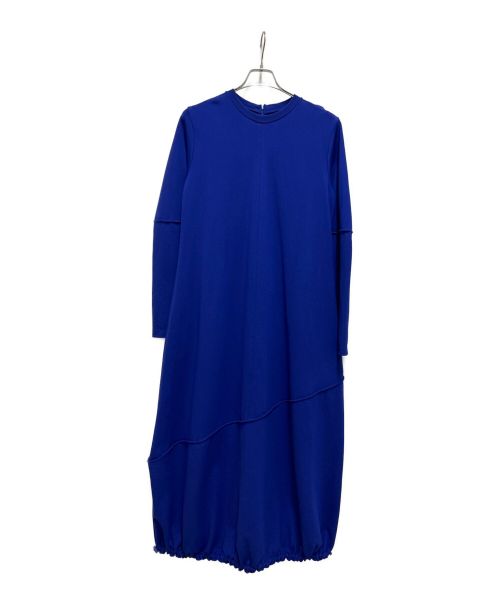UN3D.（アンスリード）UN3D. (アンスリード) バルーンカットワンピース ネイビー サイズ:SIZE 38の古着・服飾アイテム