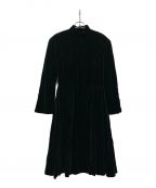 Christian Diorクリスチャン ディオール）の古着「オールドベロアコート」｜ブラック