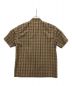 BURBERRY BLACK LABEL (バーバリーブラックレーベル) 半袖ジップシャツ ブラウン サイズ:SIZE 2：29800円
