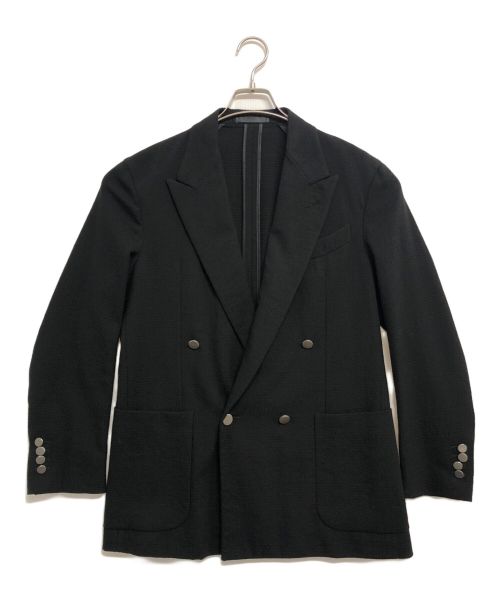 CARUSO（カルーゾ）CARUSO (カルーゾ) ウールダブルジャケット BUTTERFLY ブラック サイズ:46の古着・服飾アイテム