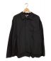 CLANE HOMME（クラネ オム）の古着「リネンシャツジャケット」｜ブラック