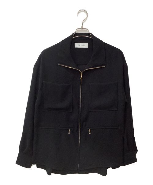 CULLNI（クルニ）CULLNI (クルニ) ZIPスタンドシャツ ブラック サイズ:1 未使用品の古着・服飾アイテム
