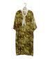 TOGA PULLA（トーガ プルラ）の古着「インナープリントドレス」｜ゴールド