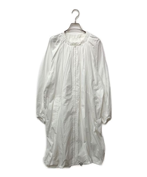 STUDIOUS（ステュディオス）STUDIOUS (ステュディオス) ライトギャザーコート ホワイト サイズ:36 未使用品の古着・服飾アイテム