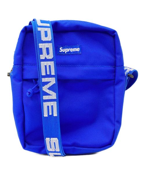 SUPREME（シュプリーム）SUPREME (シュプリーム) Shoulder Bag ブルー×ホワイト サイズ:-の古着・服飾アイテム