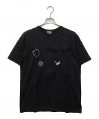 COMME des GARCONS BLACKMARKETコムデギャルソンブラックマーケット）の古着「半袖Tシャツ」｜ブラック