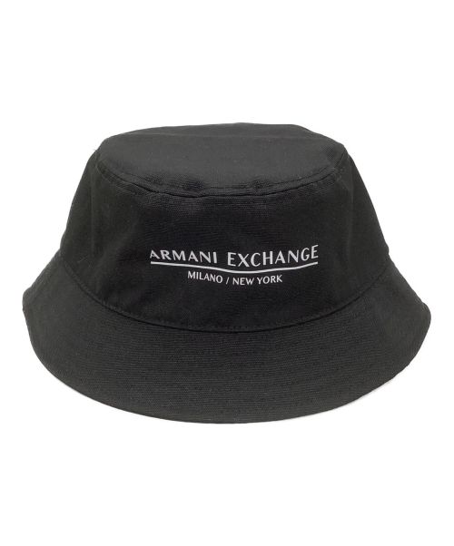 ARMANI EXCHANGE（アルマーニ エクスチェンジ）ARMANI EXCHANGE (アルマーニ エクスチェンジ) バケットハット ブラック 未使用品の古着・服飾アイテム