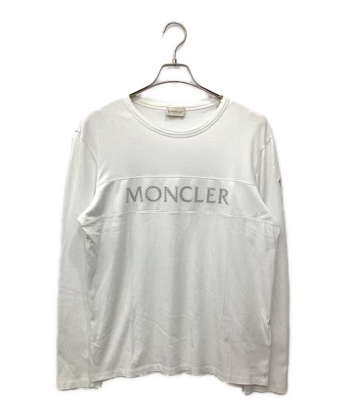 MONCLER（モンクレール）MONCLER (モンクレール) 長袖カットソー ホワイト サイズ:Lの古着・服飾アイテム