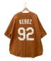 KEBOZ (ケボズ) フランネルベースボールシャツ ブラウン サイズ:Ｌ：7000円