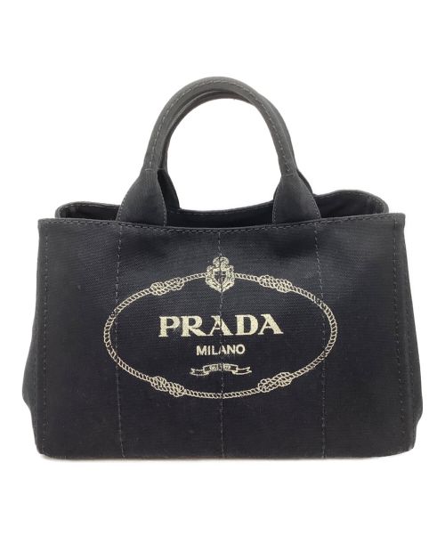 PRADA（プラダ）PRADA (プラダ) カナパ ハンドバッグ ブラックの古着・服飾アイテム