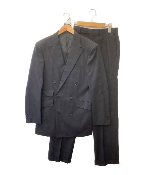 BURBERRY BLACK LABEL（バーバリーブラックレーベル）BURBERRY BLACK LABEL (バーバリーブラックレーベル) ダブルスーツ ブラック サイズ:３８Rの古着・服飾アイテム