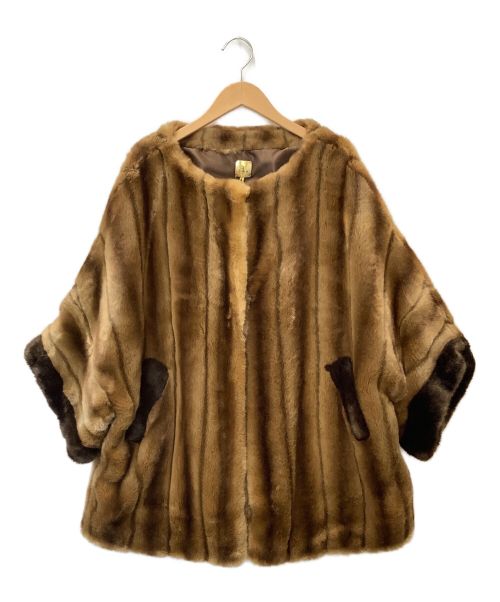a.（エードット）a. (エードット) ファーコート ブラウン サイズ:- 未使用品の古着・服飾アイテム