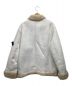 STONE ISLAND (ストーンアイランド) ムートンレザージャケット ホワイト サイズ:XL：98800円