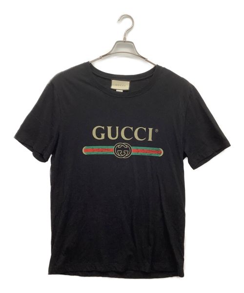 GUCCI（グッチ）GUCCI (グッチ) Tシャツ ブラック サイズ:Mの古着・服飾アイテム