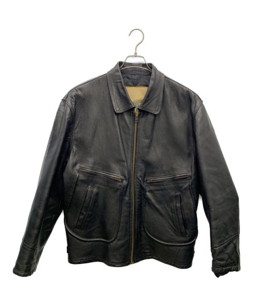 VERA PELLE（ベラペレ）VERA PELLE (ベラペレ) レザージャケット ブラック サイズ:50の古着・服飾アイテム