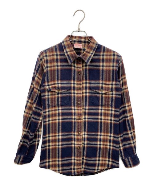 BIC MAC（ビックマック）BIC MAC (ビックマック) ヘビーネルシャツ ネイビー サイズ:Sの古着・服飾アイテム