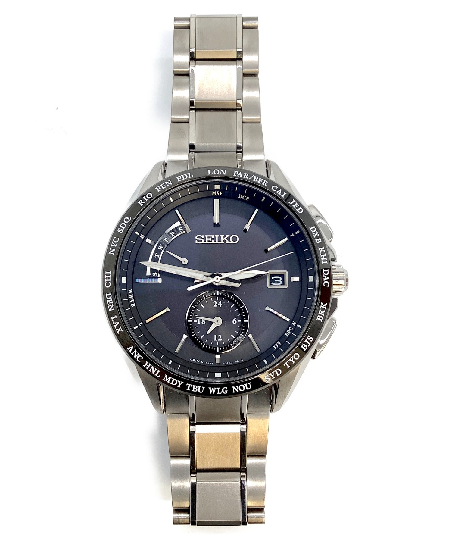 中古 古着通販 Seiko セイコー Brightz ブライツ ブライツ Saga233 ソーラー充電 チタン ブランド 古着通販 トレファク公式 Trefac Fashion