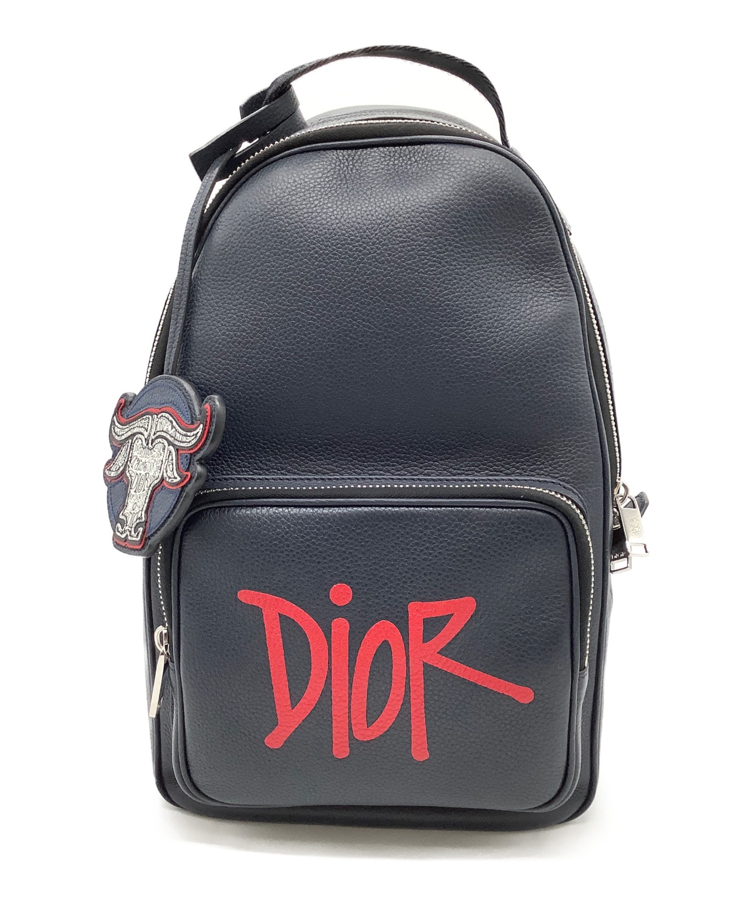 Christian Dior (クリスチャン ディオール) クロスボディバッグ ネイビー