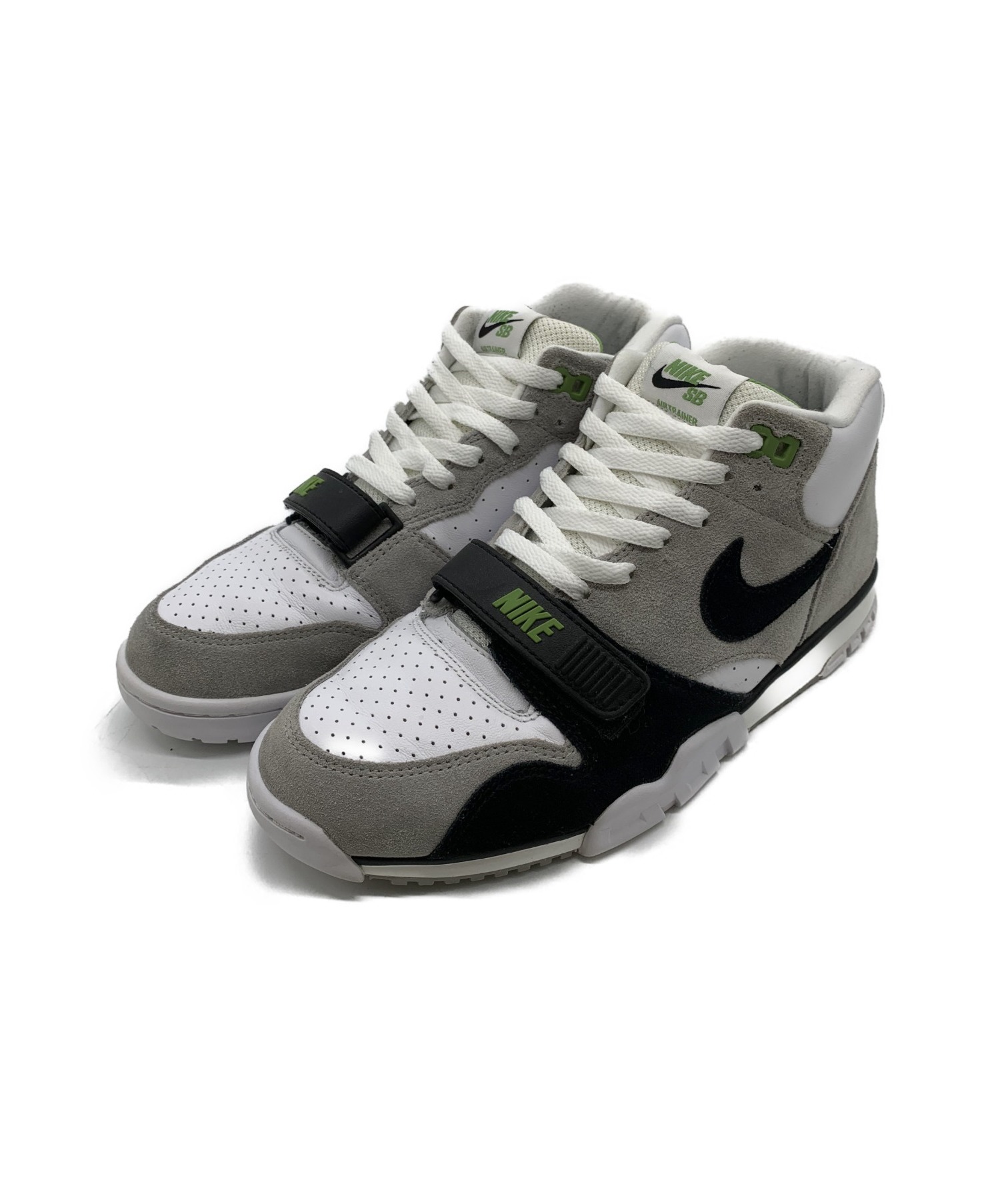 中古・古着通販】NIKE SB (ナイキエスビー) AIR TRAINER 1 ISO【Chlorophyll】 ホワイト×グレー サイズ:US8.5  CW8604-001｜ブランド・古着通販 トレファク公式【TREFAC FASHION】
