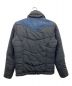 DIESEL (ディーゼル) 中綿デニム切替ジャケット ブラック×ブルー サイズ:S：12800円