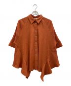 CLANEクラネ）の古着「半袖シャツ」｜オレンジ