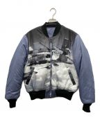 ALPHAアルファ）の古着「リバーシブルMA-1ジャケット」｜グレー