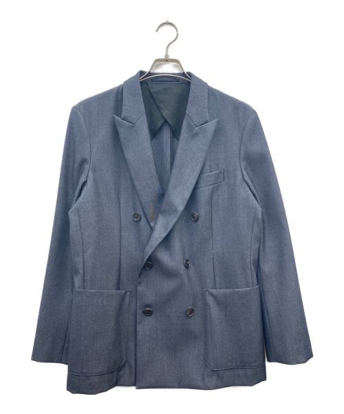 CABAN（キャバン）CABaN (キャバン) ウールギャバジンツイル ダブルブレストジャケット ネイビー サイズ:Mの古着・服飾アイテム